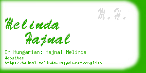 melinda hajnal business card